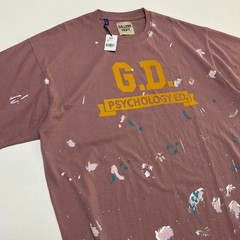 Gallery Dept G.D. Psychology Ed Paint Splatter T-Shirt Pink Size Large 100% Auth