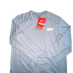 Milwaukee Men’s Work Skin Medium Gray Light Weight Performance Long-Sleeve
