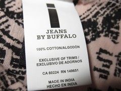 Jeans by Buffalo Muted Baroque Graphic Slim Fit T-Shirt XXL in Nectar NWT