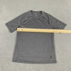 Rei Co-Op Shirt Men S Gray Tee Short Sleeve Pullover Crew Neck Polyester Stretch
