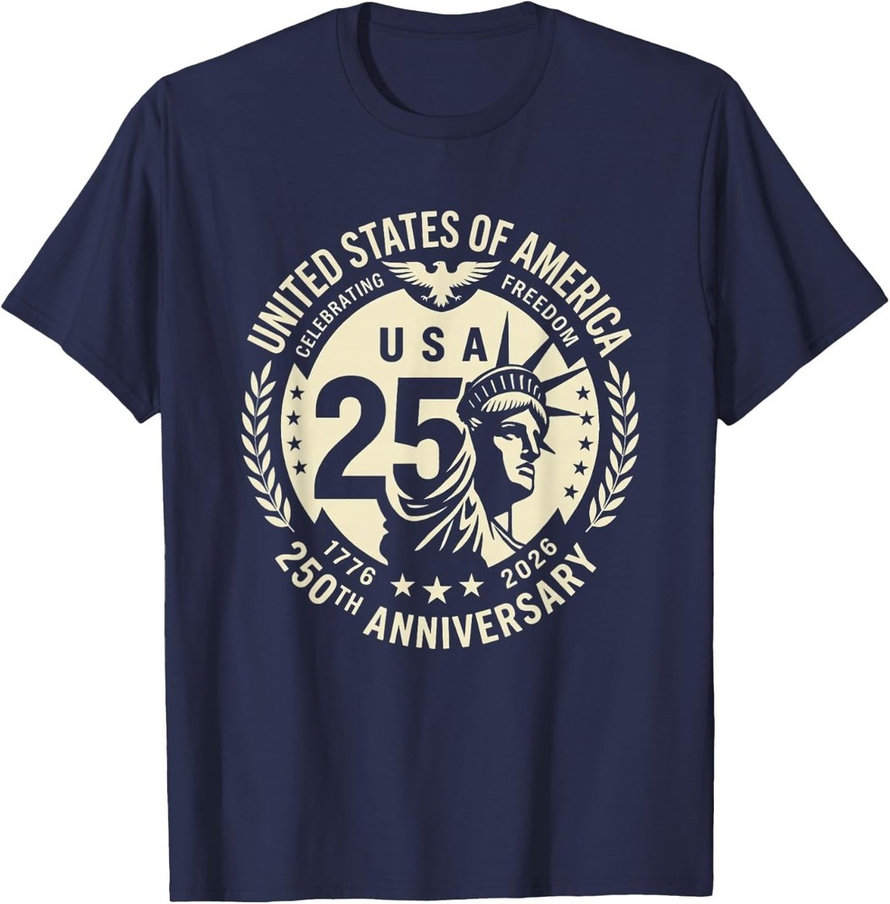 Patriotic 250 Years USA 250th Anniversary USA 4th of July Unisex T-Shirt