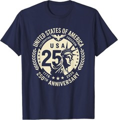 Patriotic 250 Years USA 250th Anniversary USA 4th of July Unisex T-Shirt