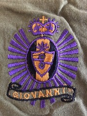 Giovanni L’uomo Men’s Size Small Olive Green Short Sleeve Embroidered T-shirt