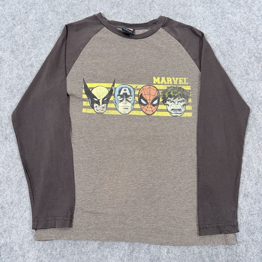 Mad Engine Marvel Vintage 2000s Men’s T-shirt (Fitment See Photos) Brown VTG