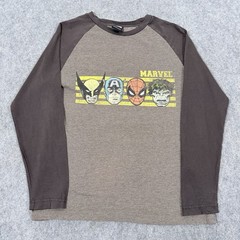 Mad Engine Marvel Vintage 2000s Men’s T-shirt (Fitment See Photos) Brown VTG