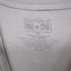 Converse One Star Graphic Print T-Shirt Gray Men Size Large