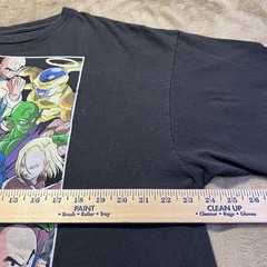 Dragon Ball Z Tee 2XL Faded Black Goku Vegeta Graphic Shirt