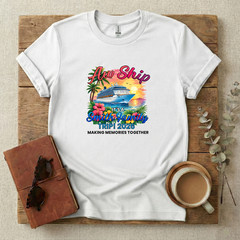 Personalized Family Cruise Shirt 2026 Aw Ship Vacation Tee Custom Family Name