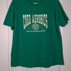 VINTAGE YMCA of Greater Cincinnati: Coed Aerobics USED Shirt (M, Single Stitch)