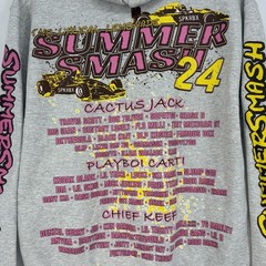 The Lyrical Lemonade Summer Smash Music Festival 2024 SPKRBX Med Racing Hoodie M