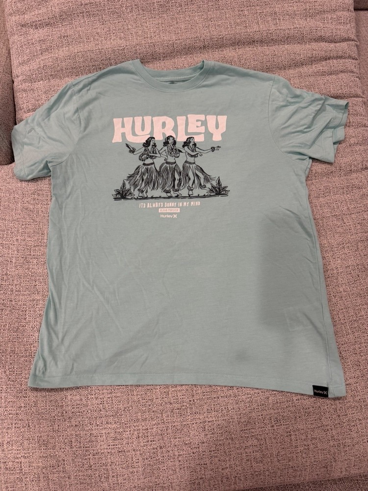 Hurley “Aloha Forever” Hula Graphic Tee – Medium