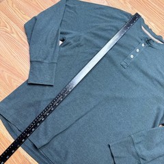 The Normal Brand Shirt Mens 2XL Gray Long Sleeve Henley Stretch Casual Tee