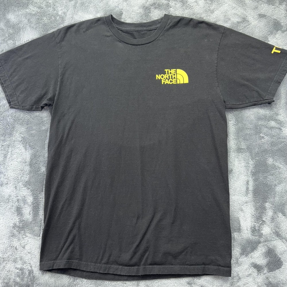 The North Face Shirt Mens Medium Black Icons Of Exploration Back Graphic Tee