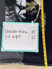 IT Chapter Two Movie Half/Half Clown Black-Gray Mens T-Shirt Size XL
