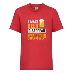 Beer Super Power What’s Yours Novelty T Shirt Various Colours And Sizes