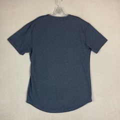 BYLT Basics Shirt Mens L Gray Drop Cut Short Sleeve Stretch Performance Tee