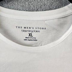 The Men’s Store at Bloomingdale’s Supima® Cotton Tee Men’s XL White Short Sleeve