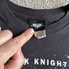Vintage Batman The Dark Knight Rises Shirt Mens XL Black Logo Movie Promo Y2K