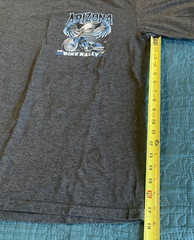 2017 Arizona bike rally T-shirt eagle graphic, Suna, Dark Gray Large