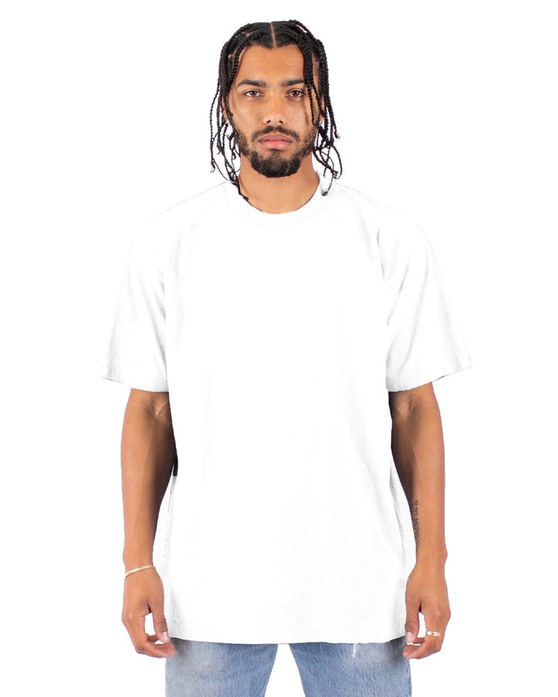 Shaka Wear Mens USA Cotton Crew Neck Short Sleeve Garment-Dyed T-Shirt – SHGD