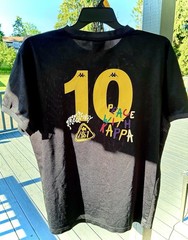 Kappa General Admission Kappa Fest Tee Mesh Graphic Color RARE XL Authentic Ten
