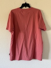 Kenneth Cole Large Knit V-Neck T-Shirt Vintage Rose Soft $49