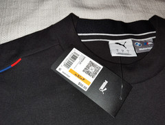 Puma Crew Neck T-Shirt BMW MMS Lifestyle Car Graphic Mens Black 630534 Small S