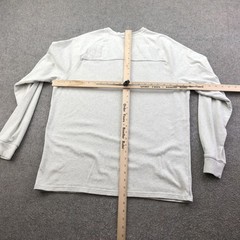 The Normal Brand Shirt Mens XL Gray Long Sleeve Henley Raglan Knit Jersey