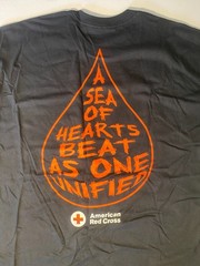 American Red Cross x Metallica A Sea of Hearts Beat as One Unified XL T-Shirt