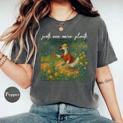 Comfort Tee Garden Goose Plants Animal Graphic Nature Gardener Farm Shirt