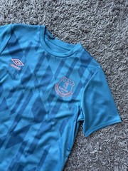 Not Applicable Umbro Everton Football Jersey Tee | Teal Blue | Size Small