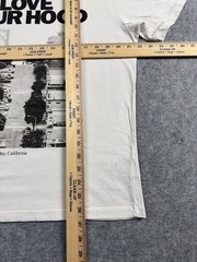 Frisco Bay are Hills SF California Love Your Hood white Shirt Boxy Slim Large