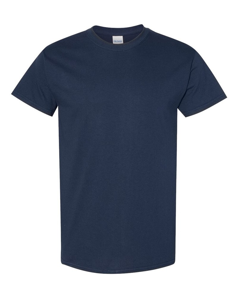 Gildan Black Large T-Shirt Heavyweight Soft 5000 Easy Care Tear-Away Label #A8