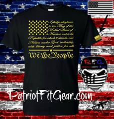 t shirt,Pledge Of Allegiance,We The People,Dont Tread On Me,USA,Molon Labe