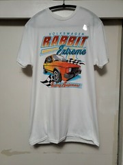 VOLKSWAGEN NEW Official Rabbit Extreme Racing Equipment S/S Retro TShirt SZ L