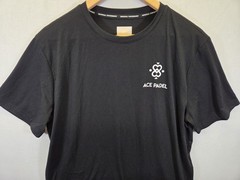 Universal Performance Ace Padel Print T-Shirt Small Black Graphic Sportswear Tee