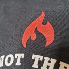 Habit Burger Grill Shirt Mens Small Black It’s Not The Same Without The Flame