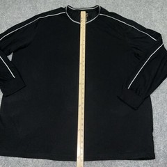 Foundry Shirt Mens Size 3XL Black Long sleeve heavy Jersey Knit Tee Casual