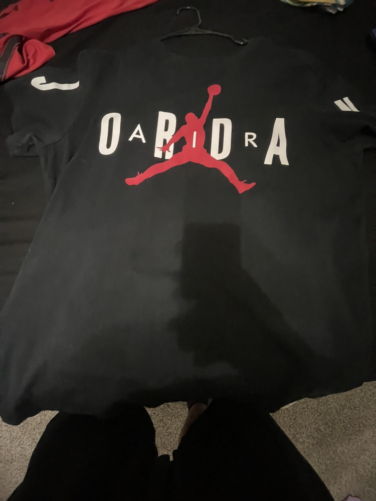 Jordan Air Jordan Jumpman Logo Graphic Print Black shirt Men’s