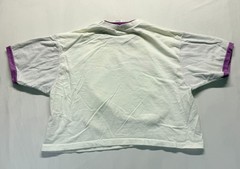 A Smile Inc T Shirt Mens One Size White Graphic Print Neon Rose Wildwood N.J.