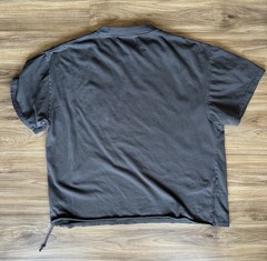 Ksubi Pocket T-Shirt Men’s XL Gray Made in Portugal Drawstring Hem Cotton Tee