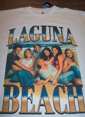 Vintage Style MTV LAGUNA BEACH Tv Show T-Shirt MENS LARGE NEW w/ TAG