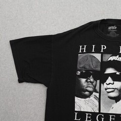 Hip-Hop Legends Shirt Adult 2XL 2Pac Eazy-E Biggie 90s Music Rap Tee 29×25