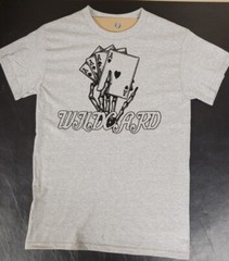 🔥WILDCARD Apparel LIMITED Edition Tee Shirt White or Gray size S, M, L, XL, XXL