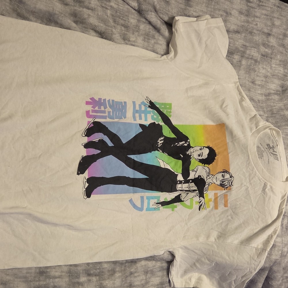 Crunchyroll Men’s Jujutsu Kaisen Itadori Yuji Graphic Tee White Size M Cotton