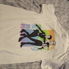Crunchyroll Men’s Jujutsu Kaisen Itadori Yuji Graphic Tee White Size M Cotton