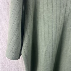 Pierre Cardin Men’s Green Short Sleeve V-Neck Casual Comfort Shirt Size Large