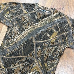 Vintage Mossy Oak Shirt Mens L Brown Shadow Branch Camo Cotton Outdoors Hunting