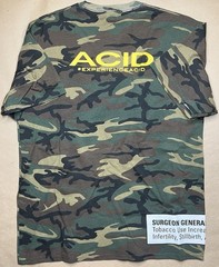 Acid Cigars Tobacco Promotional T Shirt Size Large New Old Stock VTG