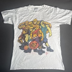 Rare Vintage Basketball “step Off” “next” 1994 T Shirt 90s Parody Satire Size L